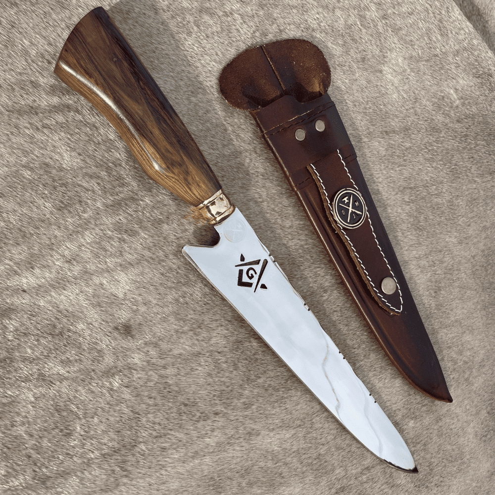 Maçom - Faca Campeira Aço Inox 420C + Bainha