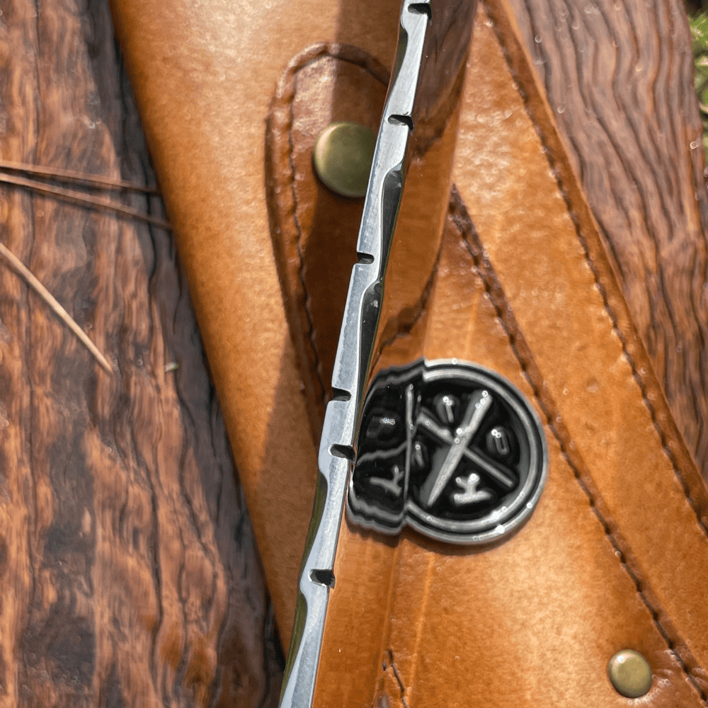 Faca Picanheira Porsche 4mm | Frete Grátis + Bainha + Seu Nome Grátis