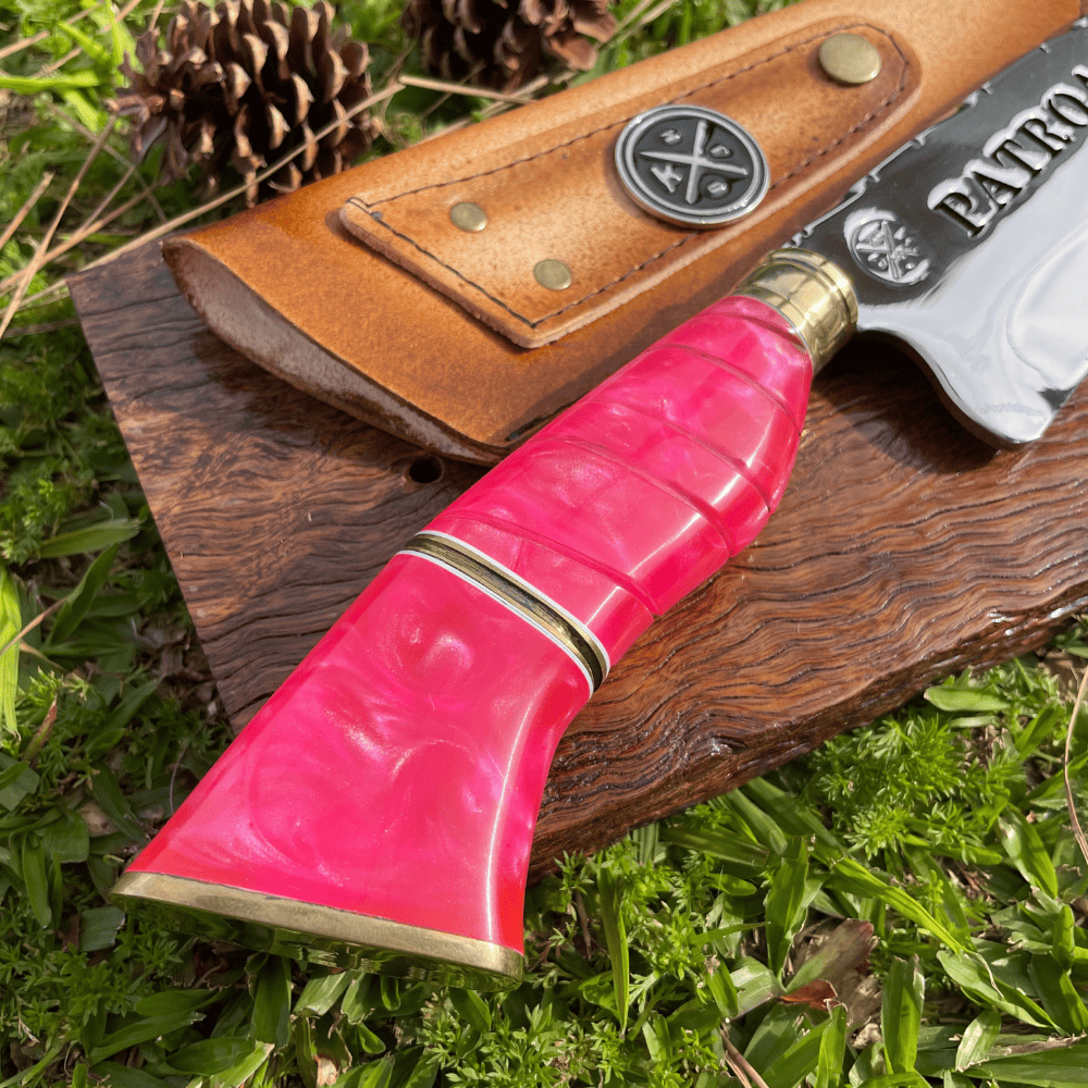 Faca Do Chef Patroa 4mm | Frete Grátis + Bainha + Seu Nome Grátis