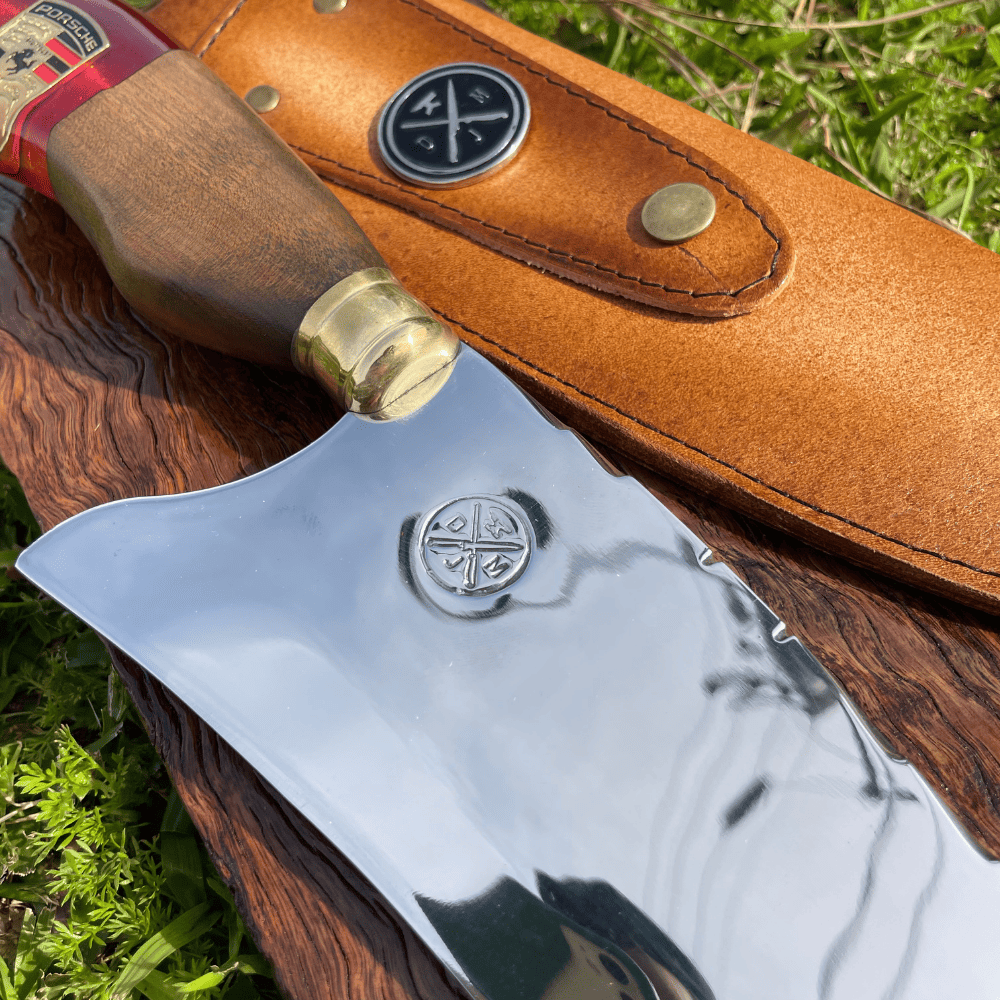 Faca Picanheira Porsche 4mm | Frete Grátis + Bainha + Seu Nome Grátis