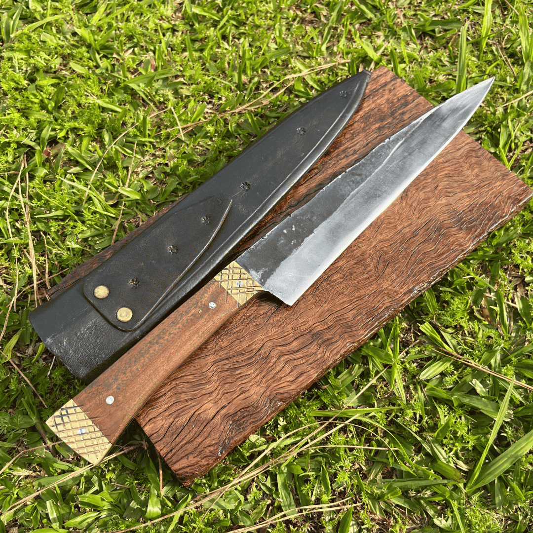 Faca Javalizeira Arado - Full Tang + Bainha