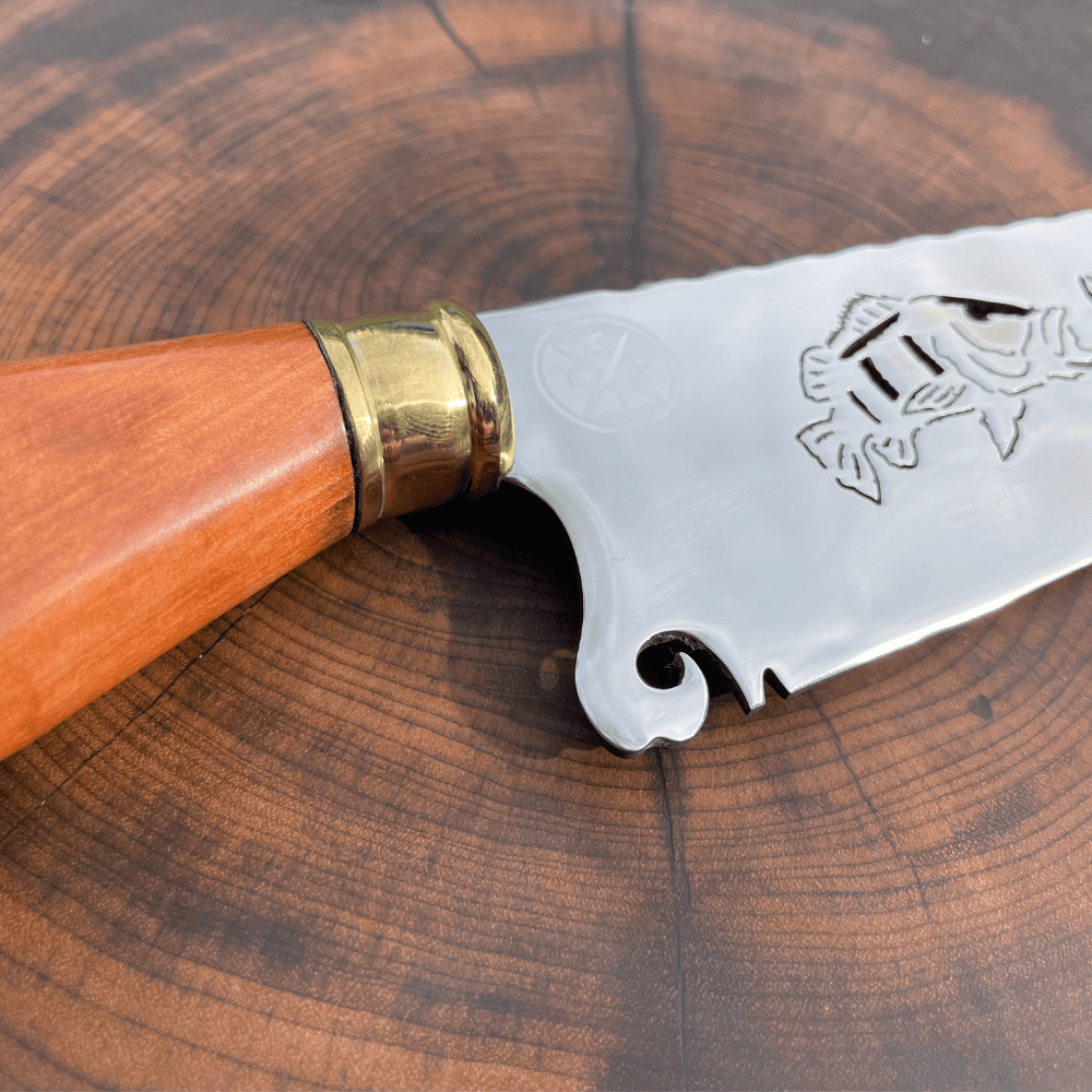 Faca Picanheira Pescaria 3mm | Frete Grátis + Bainha + Seu Nome Grátis