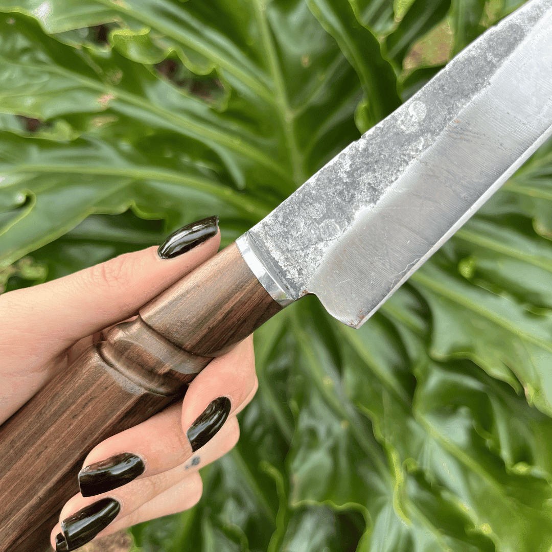 Faca Brut Force Arado 12cm - Cabo Torcido + Bainha