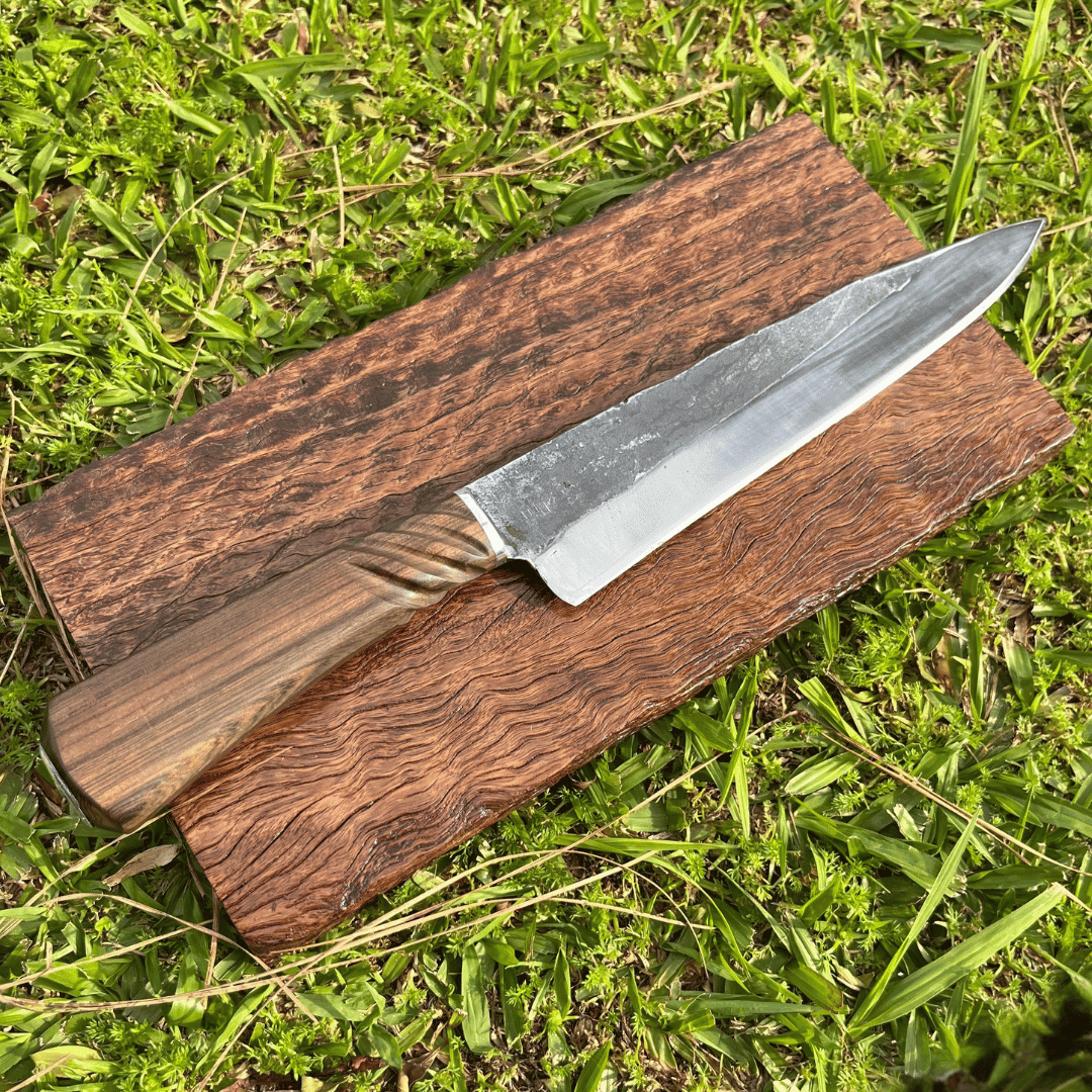 Faca Disco Arado - Cabo Em Madeira + Bainha