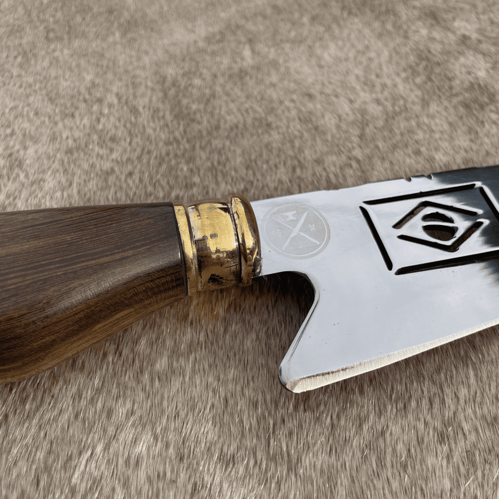 Brasil Acima de Tudo - Faca Campeira Aço Inox 420C + Bainha