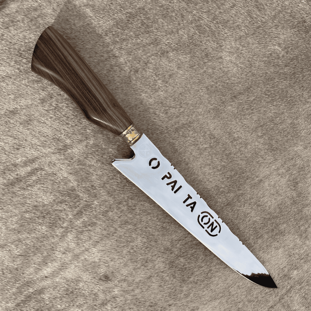 Pai Ta On - Faca Campeira Aço Inox 420C + Bainha