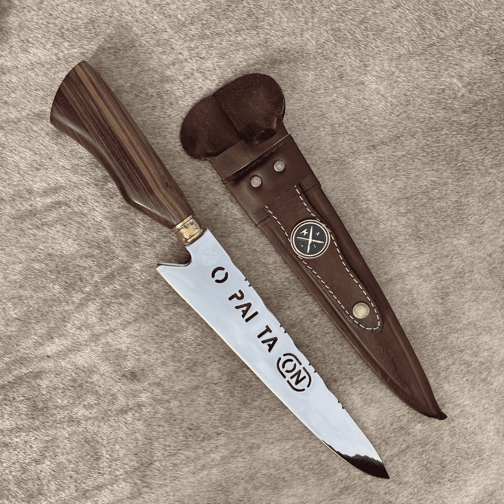 Pai Ta On - Faca Campeira Aço Inox 420C + Bainha