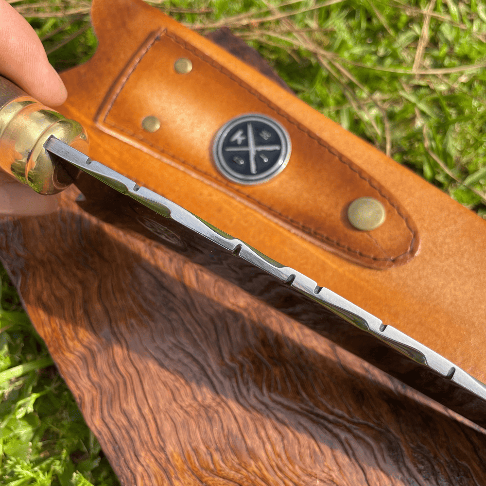 Faca Picanheira Pescaria 4mm | Frete Grátis + Bainha + Seu Nome Grátis