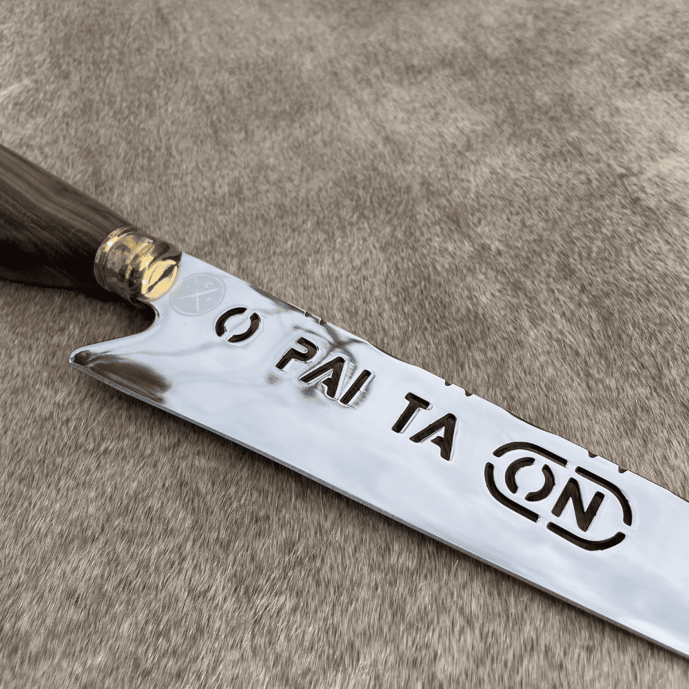 Pai Ta On - Faca Campeira Aço Inox 420C + Bainha