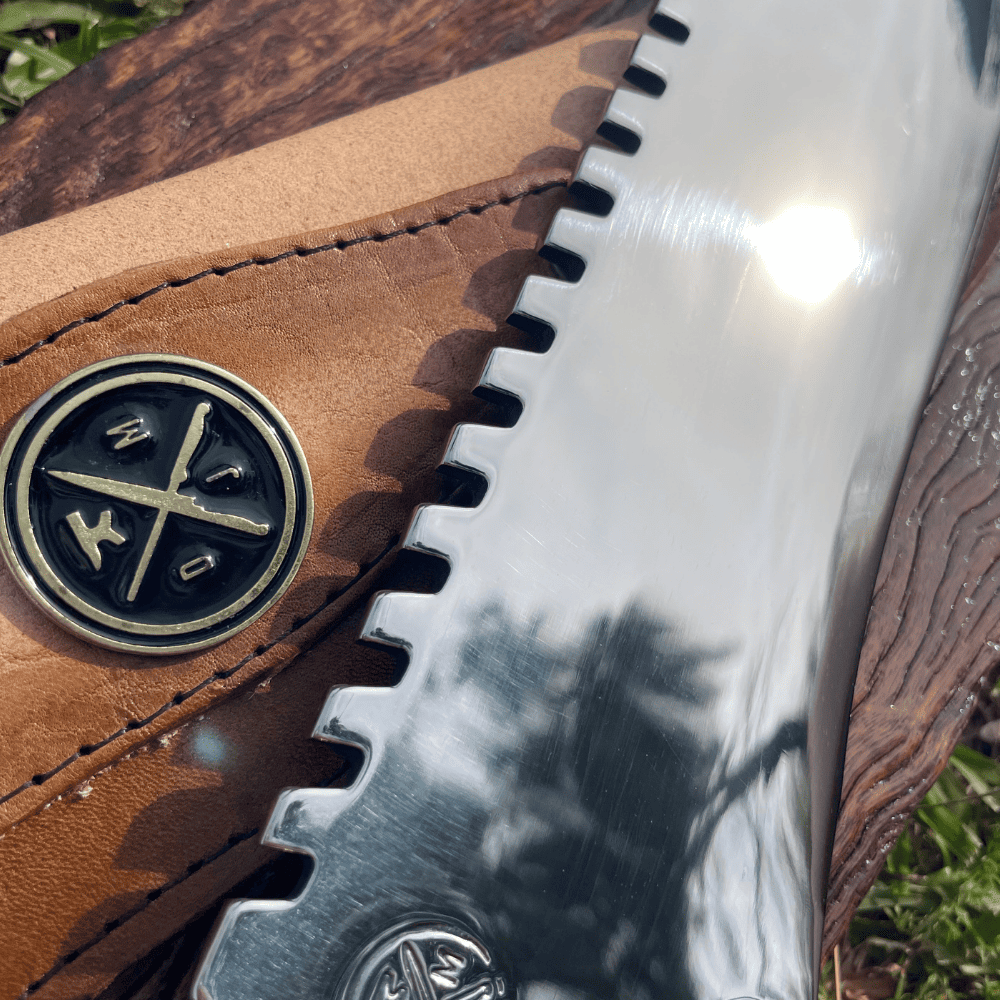 Faca Picanheira Rambo Esmeralda Estilo Bowie 4mm | Frete Grátis + Bainha + Seu Nome Grátis