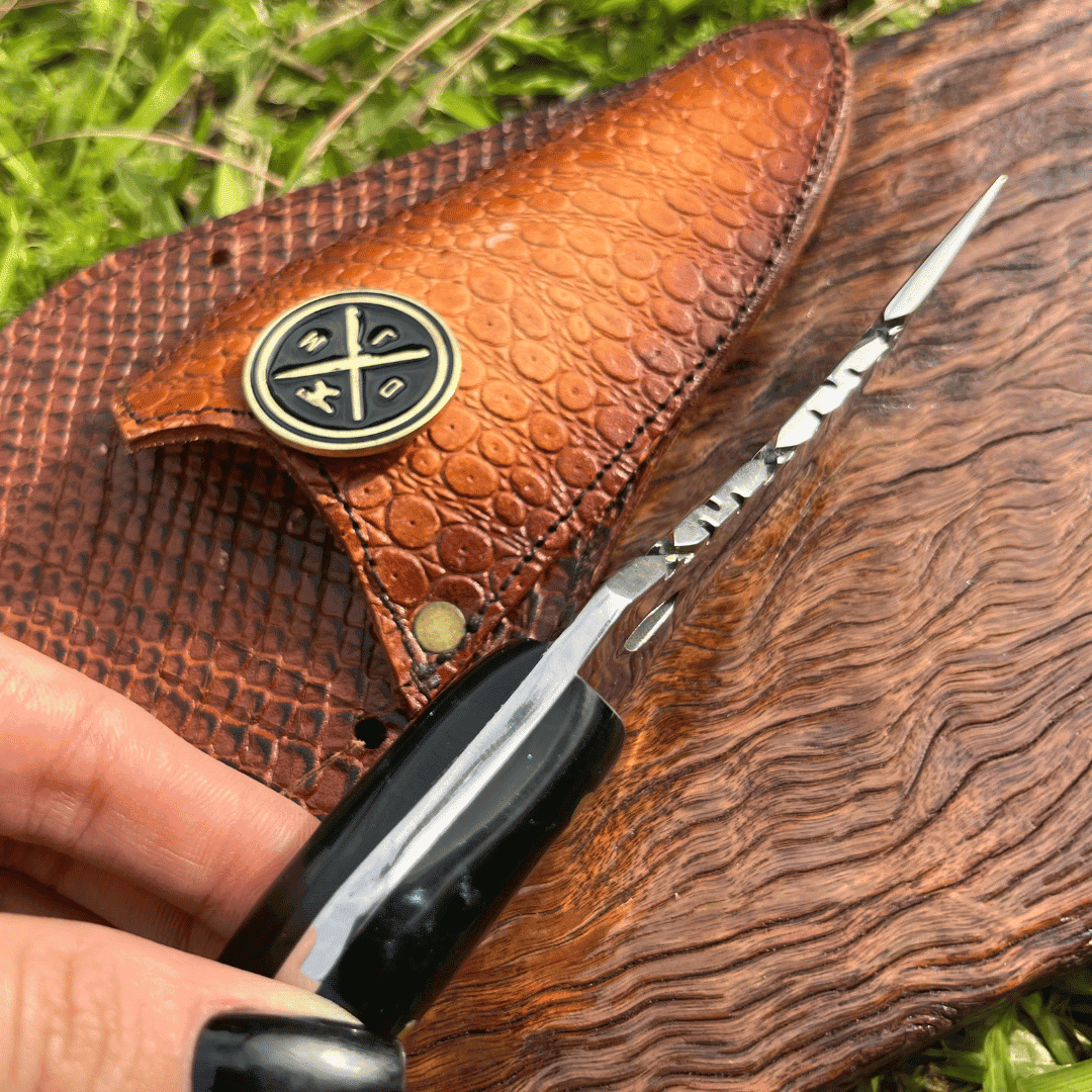 Coreadeira Preto Croma 19cm + Bainha