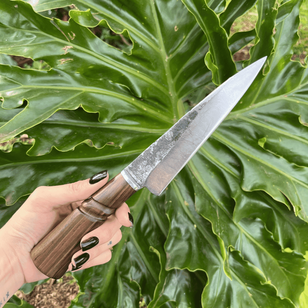 Faca Brut Force Arado 12cm - Cabo Torcido + Bainha