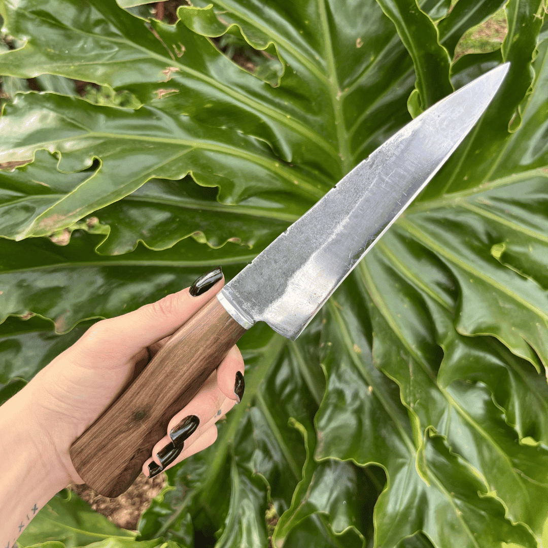 Faca Brut Force Arado 12cm - Cabo Liso + Bainha